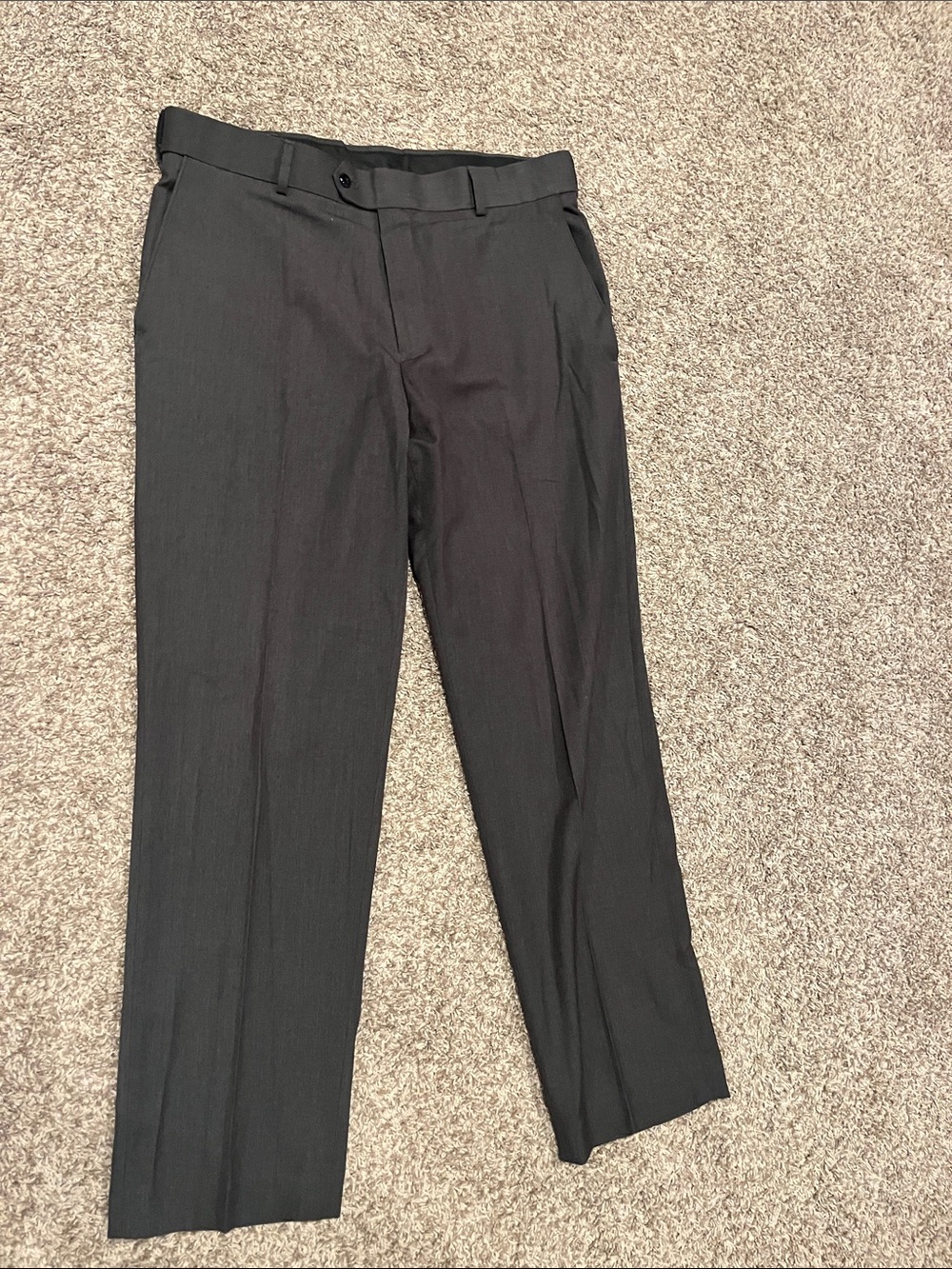Stafford Black Men’s Dress Pants - Straight Leg